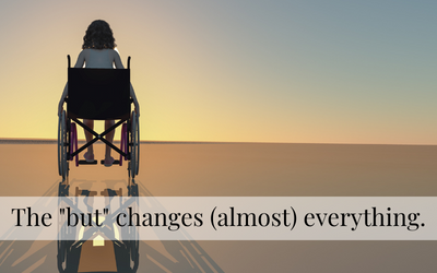 The “but” changes everything.