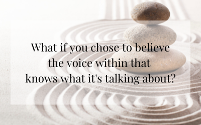 Believing the Voice Within You