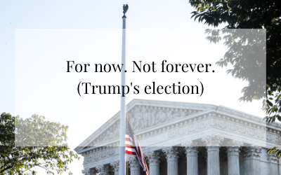 For now. Not forever.