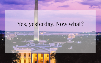 Yes, yesterday. Now what?