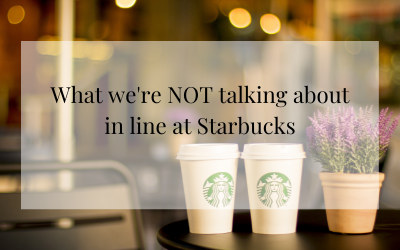 In line at Starbucks…