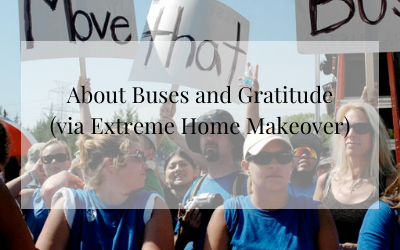 About Buses and Gratitude